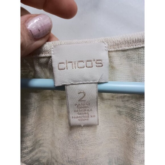 Chico's Multicolor Patterned Blouse - Picture 4 of 8